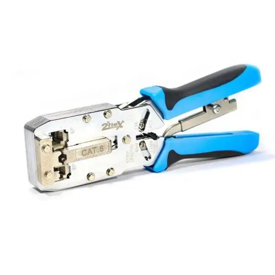 Alicate de Crimpar RJ45 Cat6 Blindado Cromado PRO+ 2FLEX