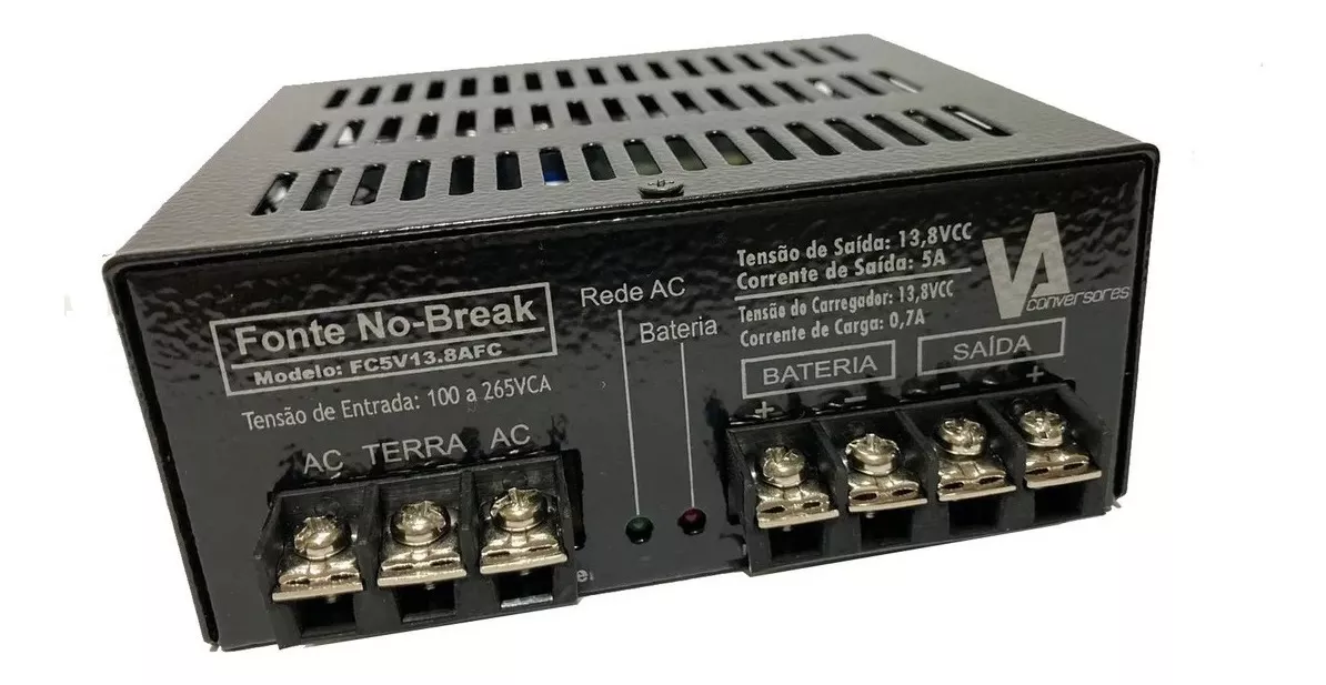 Fonte Nobreak 12V/5A + 0,7A